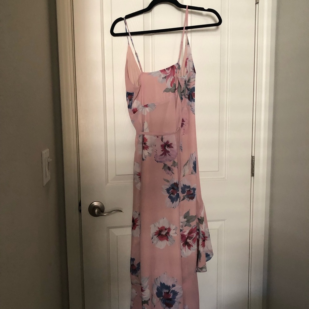 Yumi Kim Floral Wrap Dress in Pink